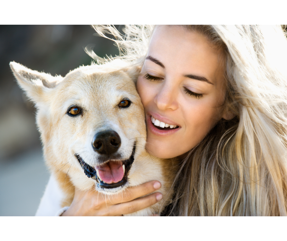 girl with husky